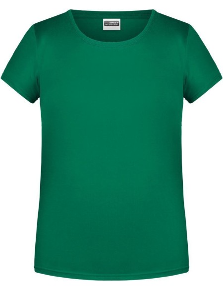 Dívčí tričko z bio bavlny James+Nicholson 8007G - Irish green XL