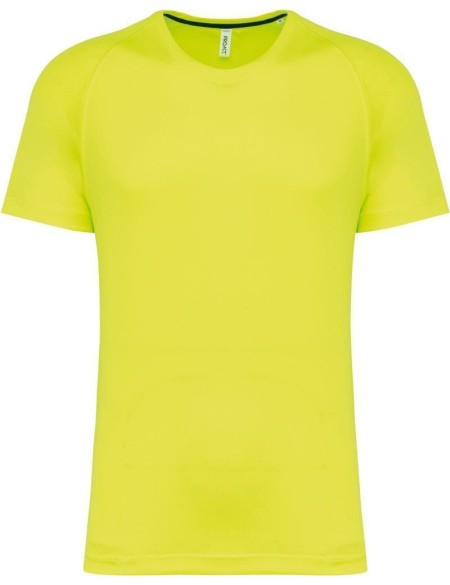 Pánské sportovní tričko Kariban PA4012 - Fluorescent yellow L