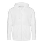 Pánská mikina na zip s kapucí ZOODIE - Arctic white M