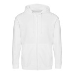 Pánská mikina na zip s kapucí ZOODIE - Arctic white XL