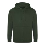 Pánská mikina na zip s kapucí ZOODIE - Forest green XXL