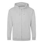 Pánská mikina na zip s kapucí ZOODIE - Heather grey 5XL