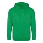 Pánská mikina na zip s kapucí ZOODIE - Kelly green M