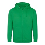 Pánská mikina na zip s kapucí ZOODIE - Kelly green XXL