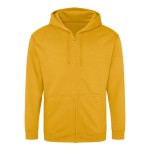 Pánská mikina na zip s kapucí ZOODIE - Mustard M