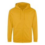 Pánská mikina na zip s kapucí ZOODIE - Mustard XL