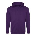 Pánská mikina na zip s kapucí ZOODIE - Purple M