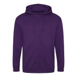 Pánská mikina na zip s kapucí ZOODIE - Purple XL