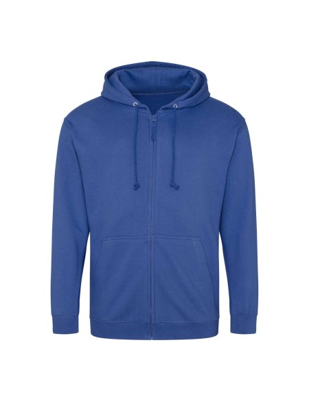 Pánská mikina na zip s kapucí ZOODIE - Royal blue S