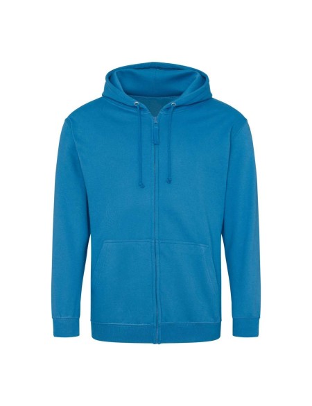 Pánská mikina na zip s kapucí ZOODIE - Sapphire Blue L