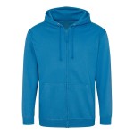 Pánská mikina na zip s kapucí ZOODIE - Sapphire Blue XXL
