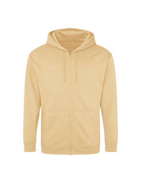Pánská mikina na zip s kapucí ZOODIE - Desert sand M