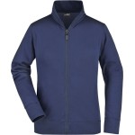 Dámská mikina na zip James+Nicholson JN52 - Navy S