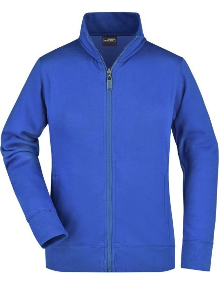 Dámská mikina na zip James+Nicholson JN52 - Royal S