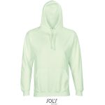 Unisex mikina s kapucí CONDOR - Creamy green XS
