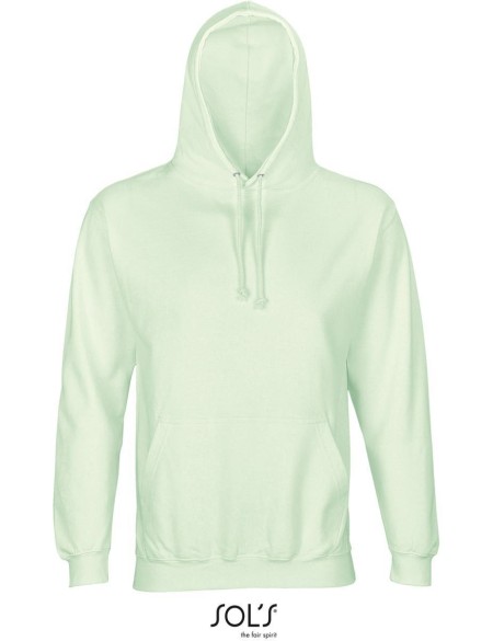 Unisex mikina s kapucí CONDOR - Creamy green XS