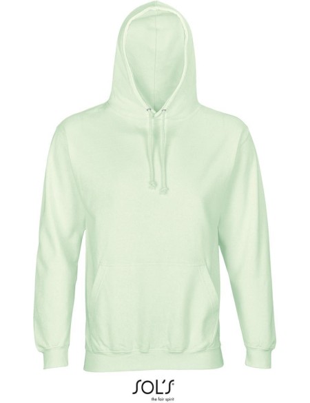 Unisex mikina s kapucí CONDOR - Creamy green XL
