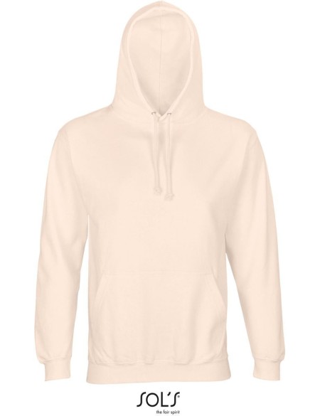 Unisex mikina s kapucí CONDOR - Creamy pink 3XL