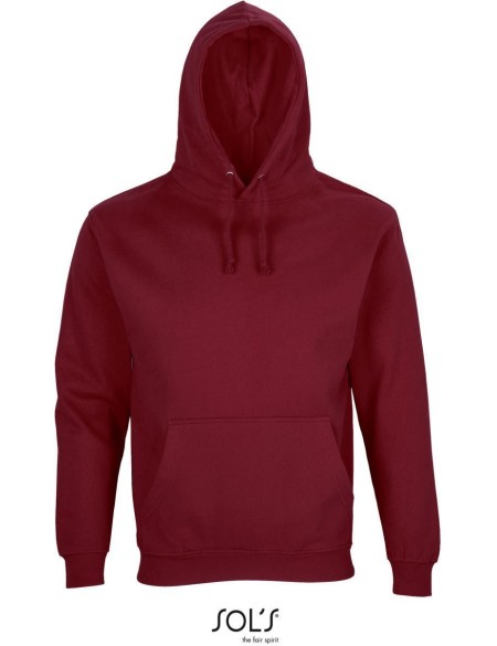 Unisex mikina s kapucí CONDOR - Burgundy L