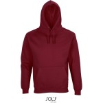 Unisex mikina s kapucí CONDOR - Burgundy XL