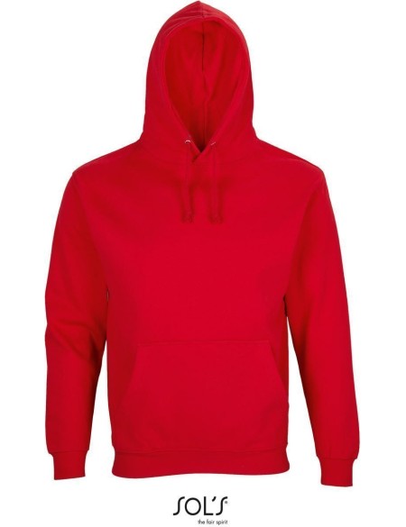 Unisex mikina s kapucí CONDOR - Bright red XXL