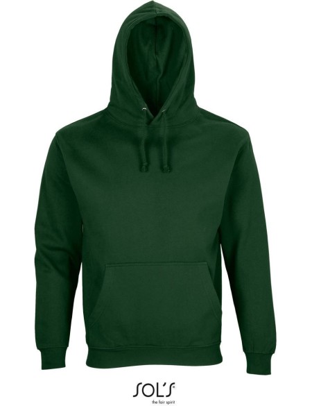 Unisex mikina s kapucí CONDOR - Bottle green 5XL