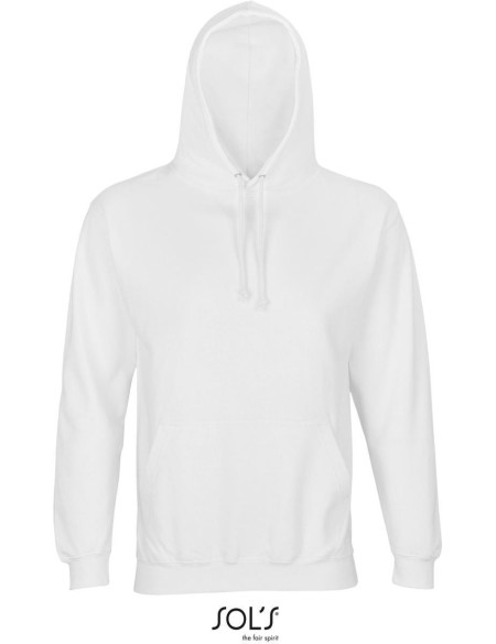 Unisex mikina s kapucí CONDOR - Bílá 5XL