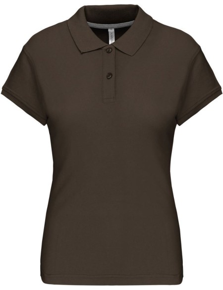 Dámská polokošile Kariban K242 - Dark khaki XXL