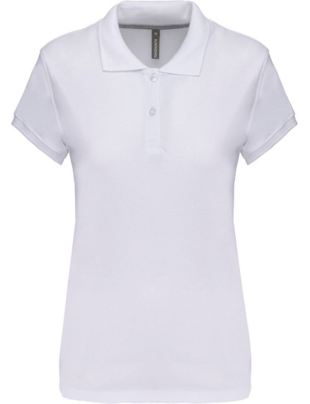 Dámská polokošile Kariban K242 - Bílá 3XL