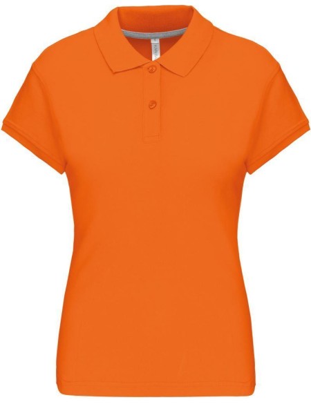 Dámská polokošile Kariban K242 - Oranžová L