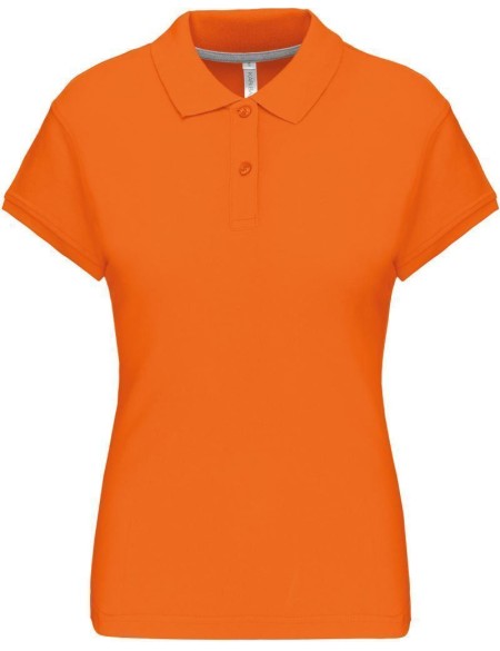 Dámská polokošile Kariban K242 - Oranžová XXL