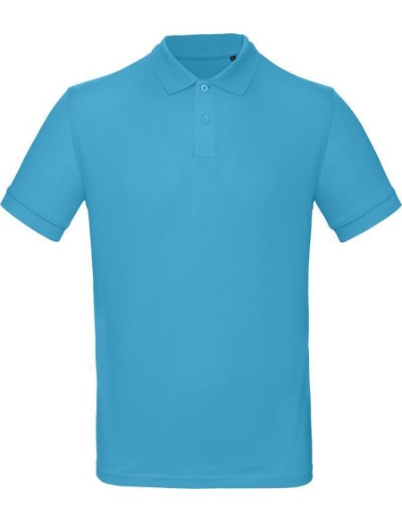Pánská polokošile B+C Inspire Polo - Turquoise L