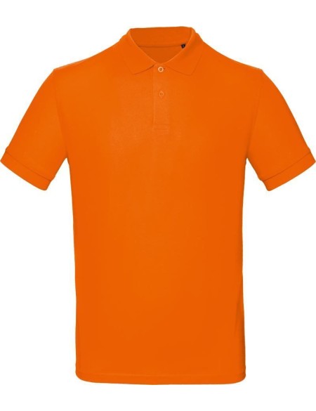Pánská polokošile B+C Inspire Polo - Oranžová M