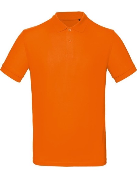 Pánská polokošile B+C Inspire Polo - Oranžová XXL