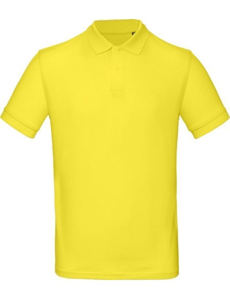 Pánská polokošile B+C Inspire Polo - Solar yellow 3XL