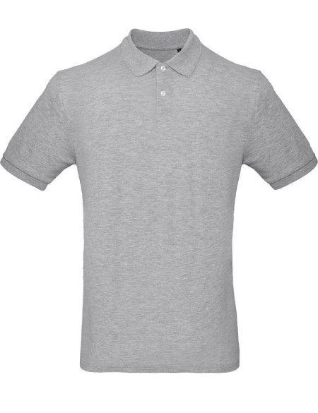 Pánská polokošile B+C Inspire Polo - Heather grey S