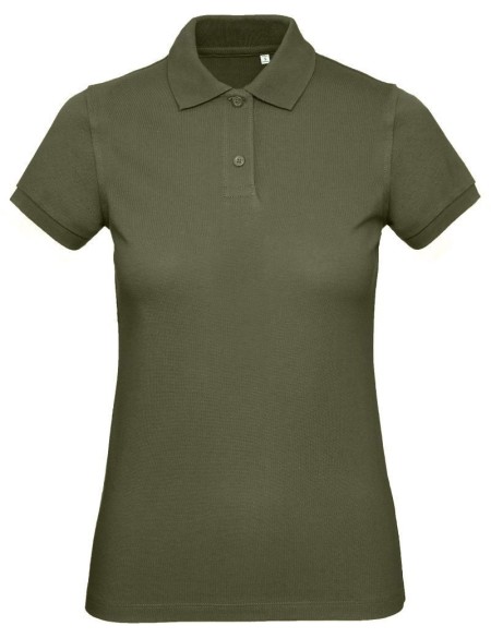 Dámská polokošile B+C Inspire Polo - Urban khaki XXL