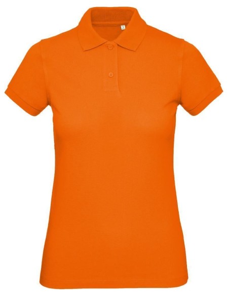 Dámská polokošile B+C Inspire Polo - Oranžová L