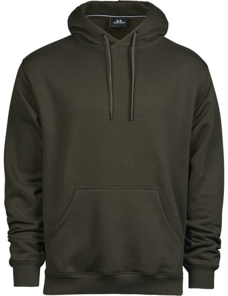 Pánská mikina s kapucí TeeJays 5430 - Dark olive S