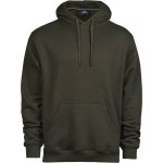 Pánská mikina s kapucí TeeJays 5430 - Dark olive XL