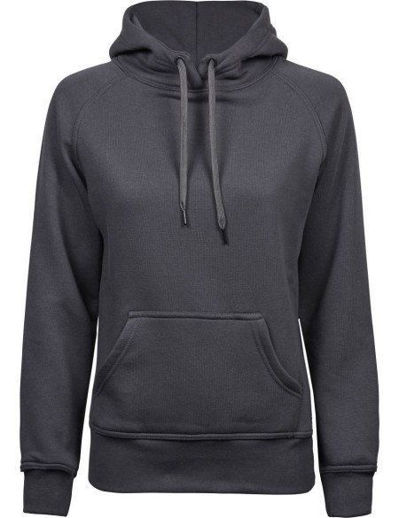 Dámská mikina s kapucí TeeJays 5431 - Dark grey L